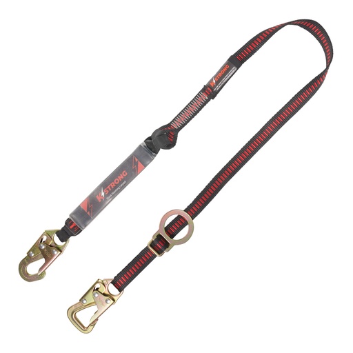 [UFL201402] 6 ft. Tie-back SAL with Sliding D-ring, Snap Hook and Tie-back Hook (ANSI)