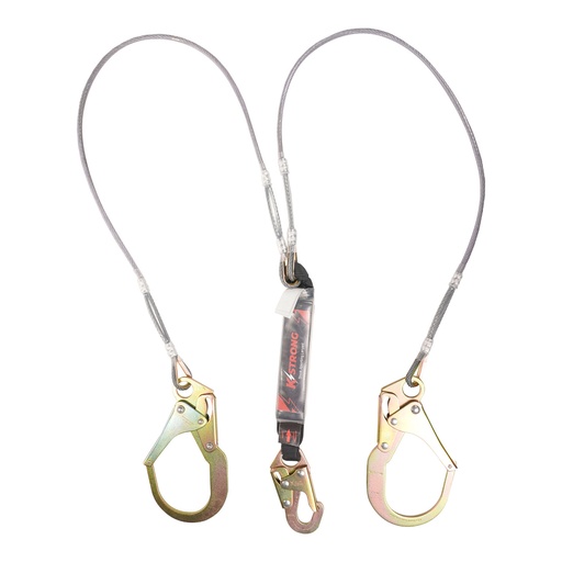[UFL201622] 6 ft. LE Rated Twin Leg SAL with Snap Hook and Rebar Hooks (ANSI)