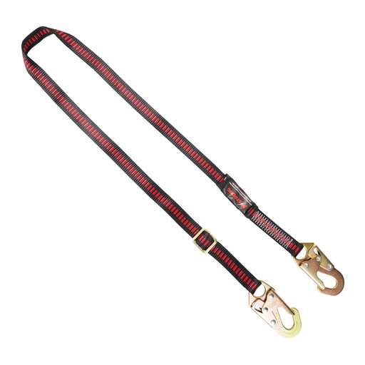 [UFL205211] 6 ft. Adjustable Work Positioning Lanyard with snap hooks (ANSI)