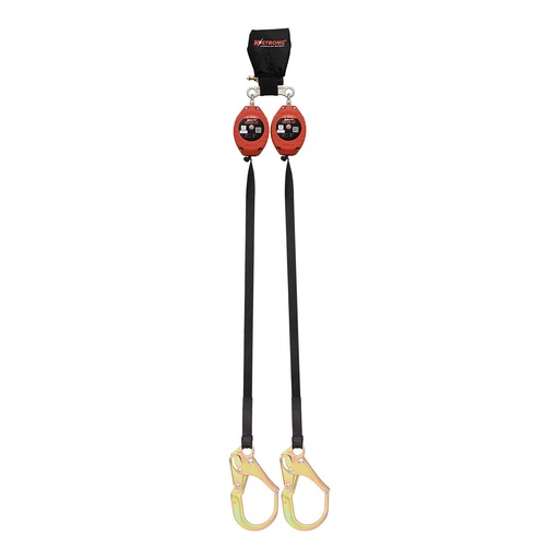 [UFS354006LD] LE 8.5 ft. Dual Web SRL with Steel Rebar Hooks at Anchorage End, Other End Dorsal Connector Shock Pack Assembly (ANSI)
