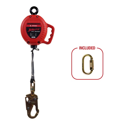 [UFS350025] 25 ft. Web SRL with snap hook. Includes installation carabiner and tagline (ANSI)