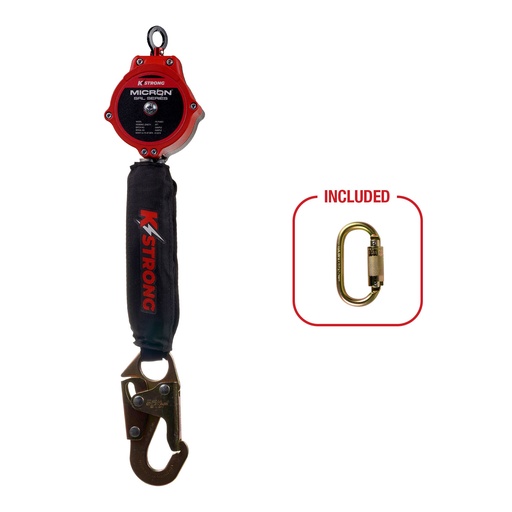[UFS350002] SRL with Snap Hook (ANSI) – Harness Connector Included