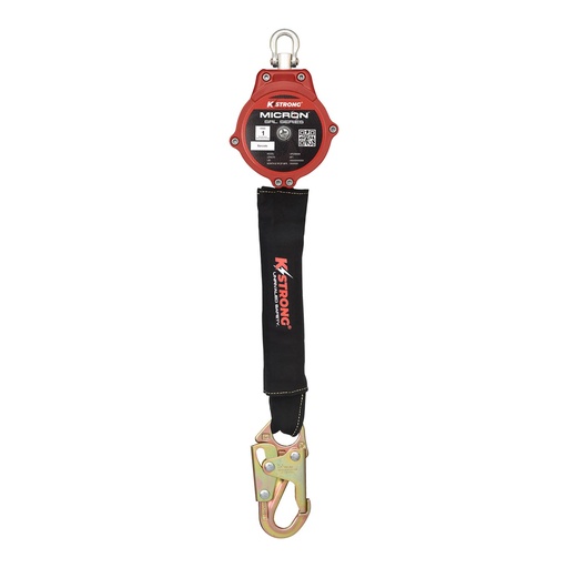 [UFS390006] 6 ft. Arc Flash Rated SRL with Steel Snap Hook (ANSI) – Harness Connector Included