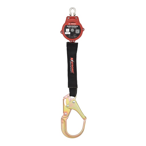 [UFS396006] 6 ft. Arc Flash Rated SRL with Aluminum Rebar Hook (ANSI) – Harness Connector Included