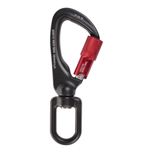 [UFC404450] Small Swivel Load Indicator Aluminum Carabiner (ANSI)