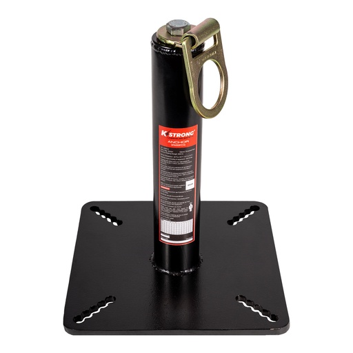 [UFA55207SW(12)] 12" Riser Post Roof Anchor with Swivel D-Ring (ANSI)