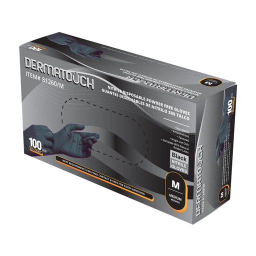 6 Mil Black Nitrile Disposable