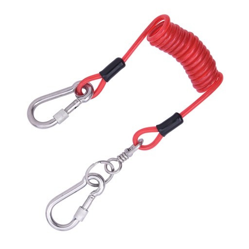 [DL100501] Coiled Cable Lanyard – 2 lbs. (ANSI)