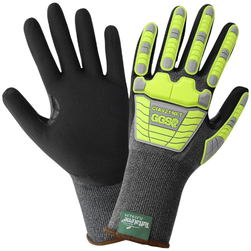 Single Pair - Nitrile Coated Glove, 21G, Cut A4, Impact 1