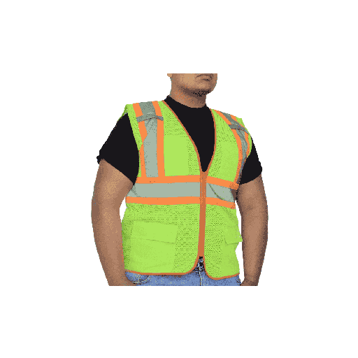 Hi-Viz Green Class 2 Mesh Safety Vest (Multi-Pockets)