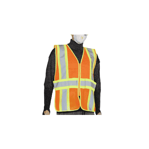 Hi-Vis Orange Class 2 Protective Vest