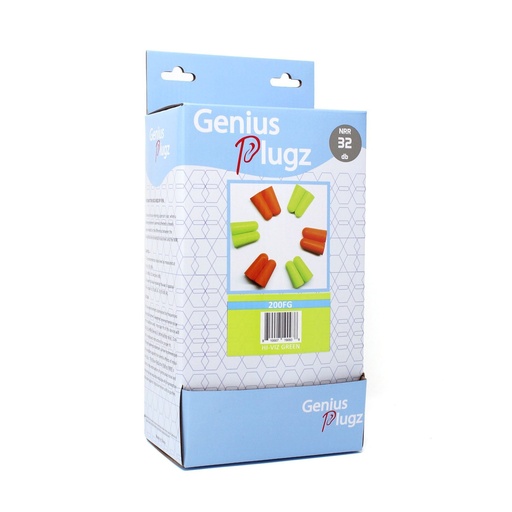 [200FG] Uncorded Industrial Ear Plugs (200 Pairs)