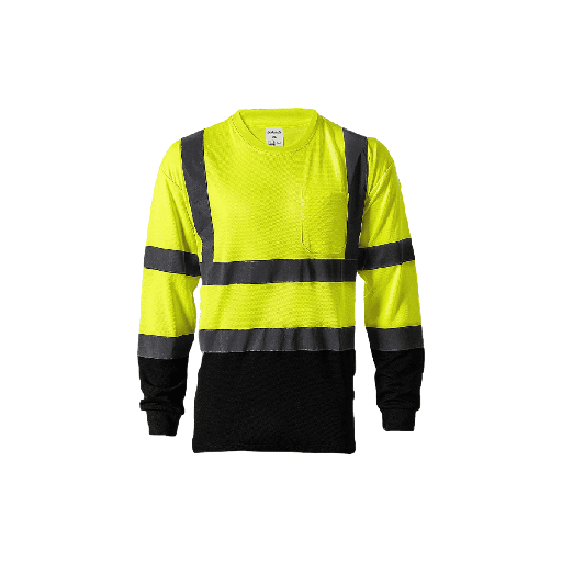 Hi Vis Long Sleeve – Breathable Safety Shirt with Reflective Stripes