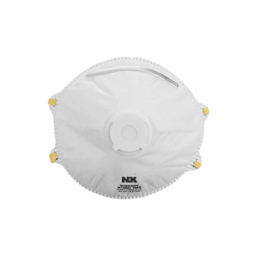 [NX95V] N95 Mask with Valve for Comfortable, Secure Fit - 10 Pack