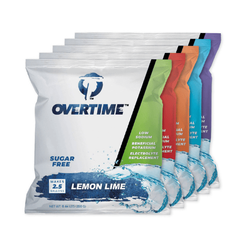[60-POUCH] Electrolyte Powder – Overtime 2.5 Gallon Sugar-Free Hydration Pouch
