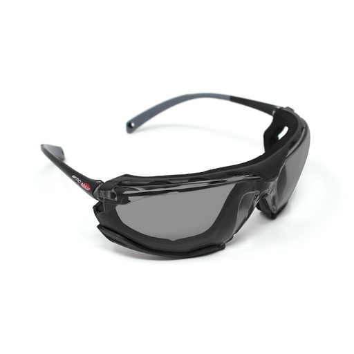 [SG60G] Gray Lens Safety Glasses with Foam Guards