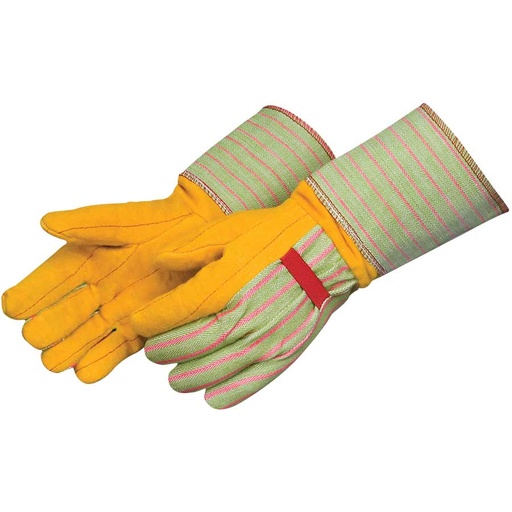 [2019GA-Dozen] 12 Pairs - Heavy Weight Golden Chore Glove Gauntlet Cuff