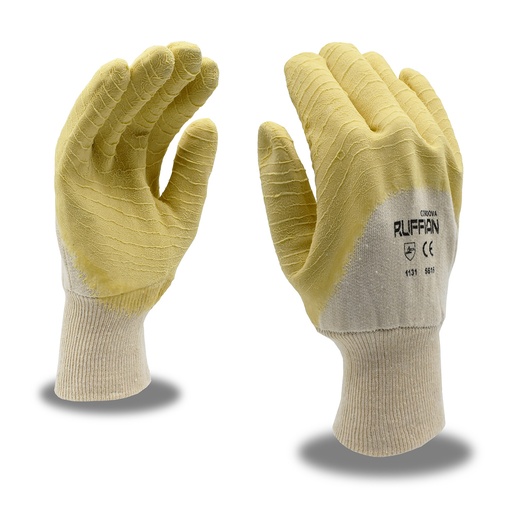 [5615-Dozen] 12 Pairs - Ruffian Latex Coated Jersey Glove